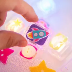 Glo Pals kocky svietiace vo vode - vesmír