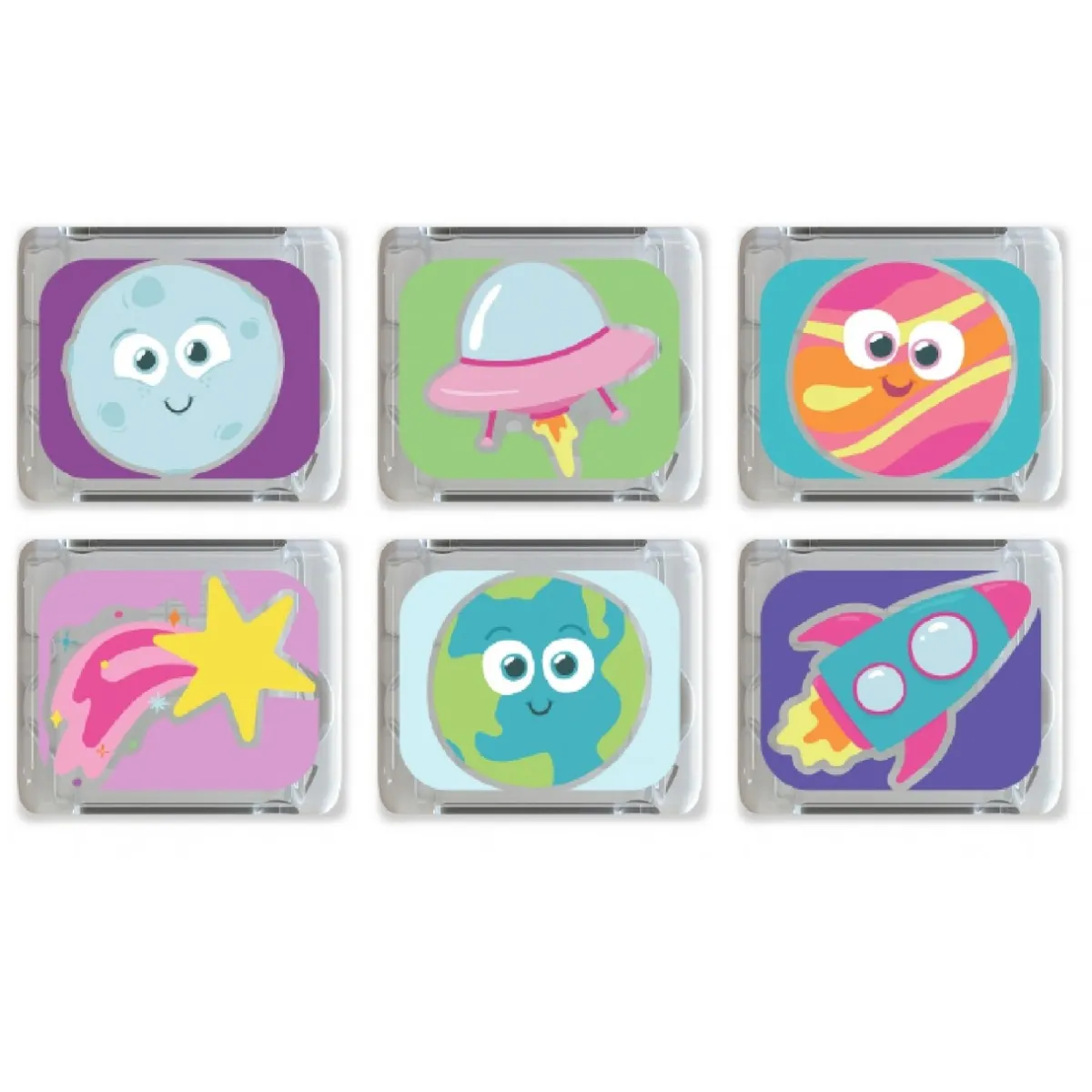 Glo Pals kocky svietiace vo vode - vesmír
