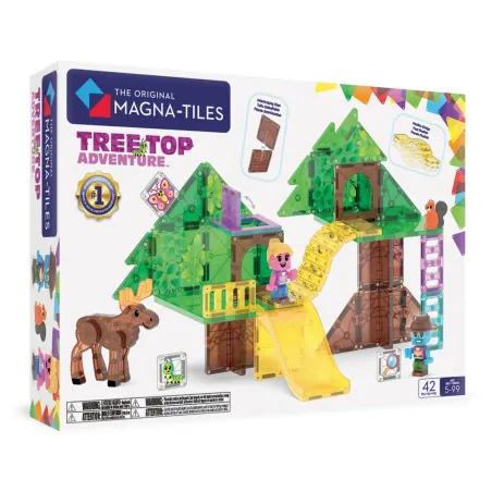 Magnetická stavebnica MAGNA-TILES Treetop Adventure 42 dielov